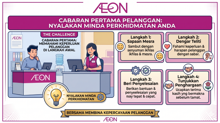 Cabaran Pertama Pelanggan: Nyalakan Minda Perkhidmatan Anda